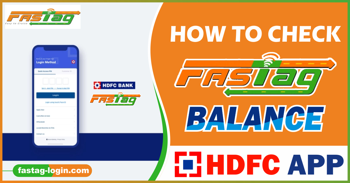 How to Check Fastag Balance Hdfc App