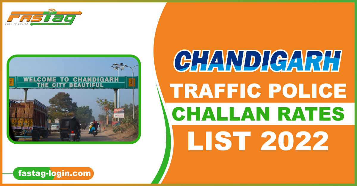 Chandigarh Traffic Police Challan Rates List 2022