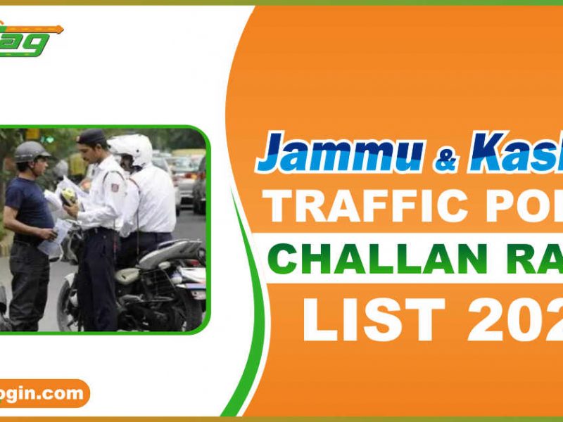 Jammu & Kashmir Traffic Police Challan Rates List 2022