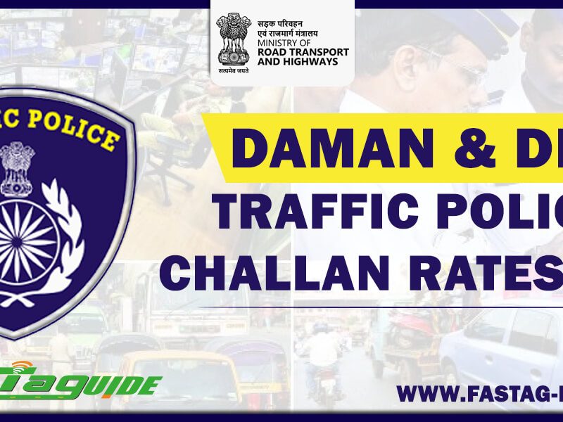 Daman & Diu Traffic Police Challan Rates List