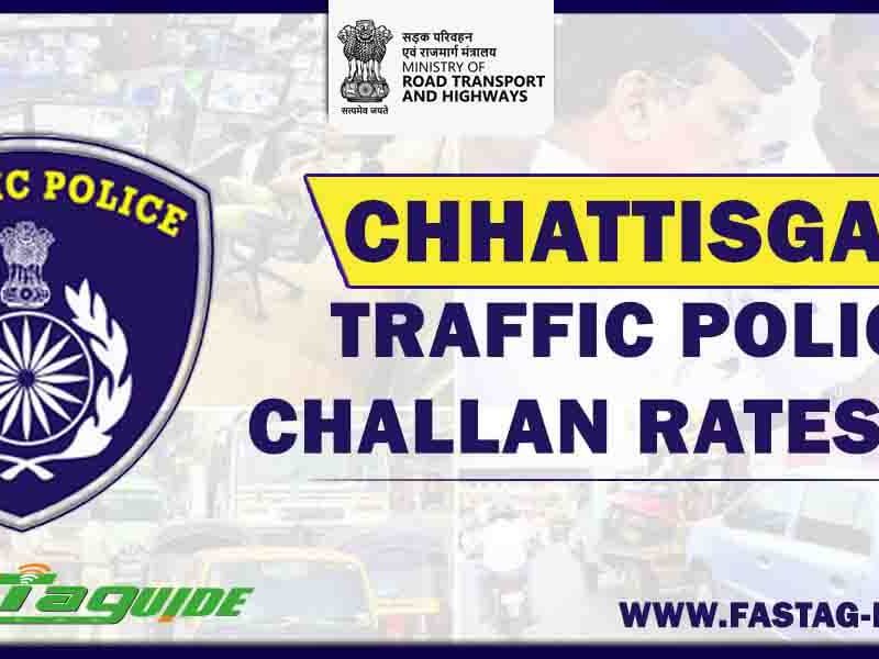 Chhattisgarh-Traffic-Police-Challan-Rates-List