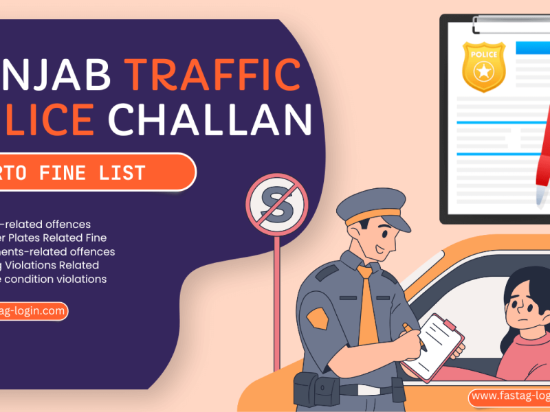 Punjab Traffic Police Challan Rates List